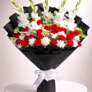 Majestic Noir Floral Symphony